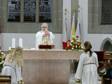 Lumen Christi - Auferstehungsmesse in St. Crescentius (Foto: Karl-Franz Thiede)